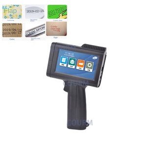 M6 cầm tay Carton Nhỏ Kraft Giấy túi nhựa bọt Hội Đồng Quản trị ngày sản xuất hai chiều mã số lô logo máy in phun - Product Image 3