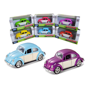 Lila hellblau Auto Diecast Oldtimer Spielzeug im Maßstab 1:32 Pull Back Classic Model Toy - Product Image 3