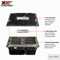 Module de commande du moteur d'occasion ECU A2719000100 5WK90727 pour Mercedes Benz M271, ordinateur de bord d'origine authentique