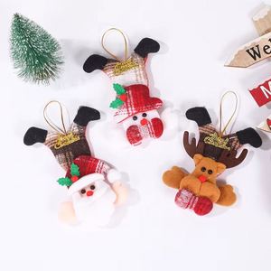Low MOQ Custom Mini Fabric <b>Christmas</b> Bells Ornaments - <b>Reindeer</b>/Santa Holiday Event Decor - Product Image 1