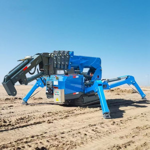 <span class=keywords><strong>Grue</strong></span> araignée électrique polyvalente <span class=keywords><strong>de</strong></span> 3 tonnes avec télécommande, construction en acier, double rail <span class=keywords><strong>de</strong></span> guidage pour applications en terrain accidenté - Product Image 4