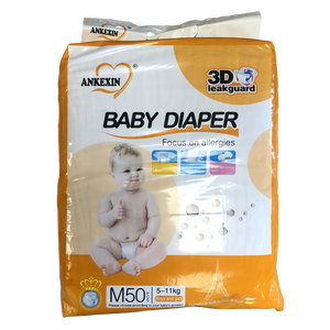 Pañales Desechables para Bebé, Marca Privada OEM ODM, Alta Absorbencia, 3D, Anti-Fugas, Suaves, Transpirables, Diseño Impreso, No Tejidos - Product Image 1