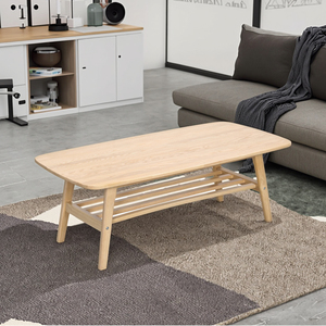 Hiện đại cổ điển bàn trà rắn gỗ dài Bàn cà phê cho phòng khách văn phòng đa chức năng - Product Image 5