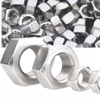Écrou hexagonal fin ANSI/ASME B18.2.2 - Acier inoxydable 304/316 - Fabrication chinoise - Usinage CNC - Fixation de précision pour l'exploitation minière et l'eau