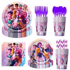 Bestseller Set Decorazioni <span class=keywords><strong>per</strong></span> <span class=keywords><strong>Feste</strong></span> di Compleanno a Tema Team di Streghe, Accessori <span class=keywords><strong>per</strong></span> Ragazze, Articoli <span class=keywords><strong>per</strong></span> la Tavola, Striscioni e Decorazioni in Carta - Product Image 3