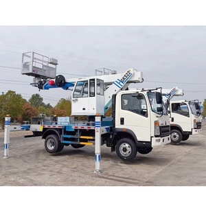 Camion plateforme aérienne HOWO 22m 28m, camion aérien diesel de haute qualité - Product Image 2