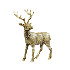 Décoration <span class=keywords><strong>de</strong></span> noël <span class=keywords><strong>de</strong></span> haute qualité, Sculpture <span class=keywords><strong>de</strong></span> cerf grandeur nature - Product Image 5