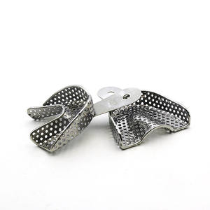 Răng autoclavable kim loại ấn tượng Khay thép không gỉ trên thấp nha khoa đục lỗ ấn tượng khay - Product Image 4