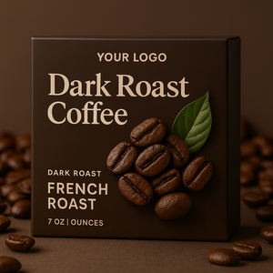 유기농 다크 로스트 프렌치 블렌드 인스턴트 파우더 건강 보조제 100% 아라비카 커피 원두 천연 클로로겐산 에너지 보충 - Product Image 2