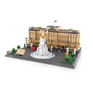 New City Building England Buckingham Palace Building Blocks Wange Toys