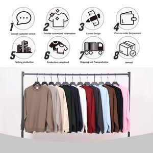 Sudadera Unisex de Alta Calidad, ODM, Algodón Grueso, Cuello Redondo, Logotipo Personalizado en Relieve e Impresión Puff para Otoño - Product Image 5