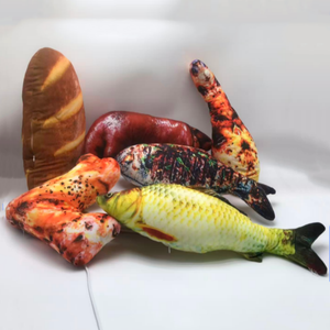 Almohada de peluche con forma de comida, cojín de simulación de comida, juguete de peluche de carne de barbacoa, almohada decorativa con forma de comida. - Product Image 5