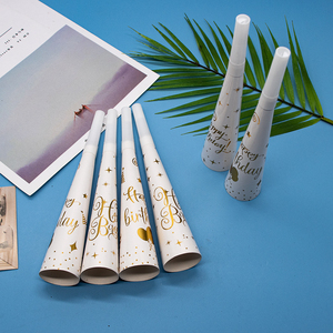 Thème <span class=keywords><strong>d</strong></span>'anniversaire laser <span class=keywords><strong>film</strong></span> impression adulte fête <span class=keywords><strong>d</strong></span>écoration sifflet papier corne célébrations de mariage timbre à chaud fournitures de fête - Product Image 5