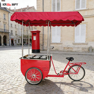 Chariot de vente ambulante de crème glacée avec vitrine réfrigérée, remorquable, pour restauration rapide, avec construction métallique résistante à la rouille - Product Image 6