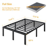 Fabricant de cadres de lit en métal OEM, cadre de lit en fer personnalisé avec une structure en acier robuste pour les commandes en gros