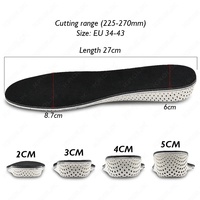 Semelles invisibles légères et respirantes pour augmenter la taille, coussin de talon en mousse à mémoire de forme EVA, coussin de chaussure