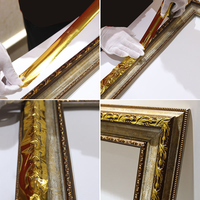 Papier peint métallique imprimé offset imitation feuille d'or 64cm*240m, prix usine, pour la décoration artistique de meubles et la dorure