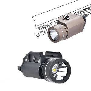 Waterproof 800lm Lumens hunting Tactical Outdoor LED Helmet Flashlight Aluminum <b>Laser</b> Strong burst flash <b>Torch</b> light 20mm base - Product Image 5