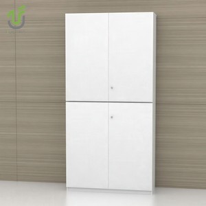 IULTRA Meuble de rangement industriel moderne en MDF et acier, verrouillable et mobile, <span class=keywords><strong>avec</strong></span> deux portes et étagères, idéal pour les bureaux et les écoles - Product Image 3