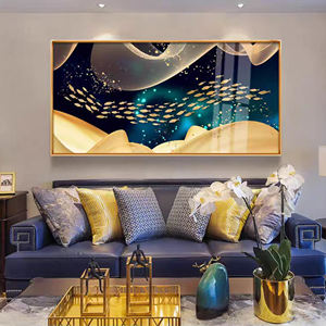 لوحات زيتية صديقة للبيئة بتصميم صيني فاخر وبسيط، لوحات فنية قماشية للأريكة، مناسبة لديكور غرفة المعيشة وغرفة الطعام وجدران الخلفية - Product Image 6