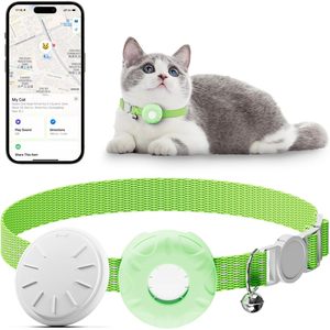 HONGTOP H Collar con rastreador GPS para gatos, 4G, Bluetooth, resistente al agua, IPX7, seguimiento en tiempo real para gatos con aplicación - Product Image 1