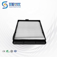 Filtre de cabine de camion à faible résistance et filtration longue durée en matériau filtrant de qualité supérieure 2457823 2457822 pour CAMION