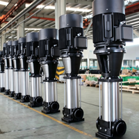 Pompe centrifuge verticale multi-étages haute pression 2,2 kW, moteur 3 CV, garantie 1 an pour systèmes industriels d'osmose inverse et d'eau propre