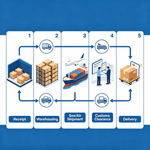 Transitaire de fret de qualité |   <span class=keywords><strong>Agence</strong></span> de transport maritime combiné Ocean Air, service porte-à-porte complet avec assistance à l'importation vers le Royaume-Uni - Product Image 3