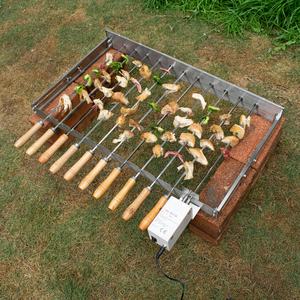 Spiedini Estensibili per <span class=keywords><strong>Girarrosto</strong></span> Cipriota BBQ con Motore Elettrico, Vendita all'Ingrosso Personalizzata - Product Image 2