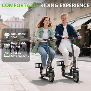 Scooter Eléctrico Plegable de Aleación de Aluminio de 350W, Resistente al Agua, con Sistema de Doble Frenado, Luz de Seguridad y Aplicación Inteligente, Disponible en Stock en EE. UU. y <span class=keywords><strong>la</strong></span> UE, Envío Inmediato - Product Image 6