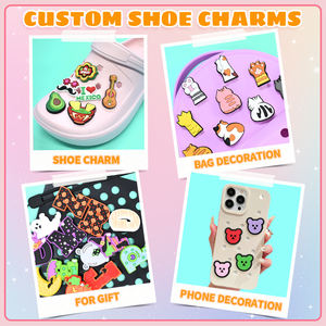 Prodotti di Tendenza 2026: Charm per Ragazze, Adesivi per Cover Telefono, Decorazioni Multifunzionali, Charm Personalizzati in Gomma per Scarpe - Product Image 3