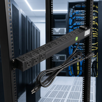 Multiprise intelligente LEAD F106 6-12 prises avec protection, 220V 240V 12-15A VA KWh, surveillance à distance, décalable