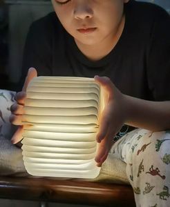 Novelty Gift Wooden Book Light Folding Book <b>Lamp</b> Folding Night Light USB Rechargeable Wooden <b>Table</b> <b>Lamp</b> for Home Office Decor - Product Image 6