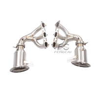 Pipa Knalpot Manifold Downpipe Ss304 Berkualitas Tinggi untuk Porsche 911 992 992.1 992.2 GT3 RS 4.0 2017+ Meningkatkan Respons Throttle