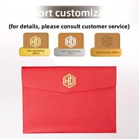 Organisateur de documents A4 en cuir PU, cadeau d'entreprise promotionnel de luxe, fournitures de bureau personnalisées avec logo, faible MOQ