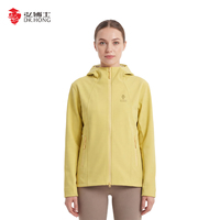 Veste coupe-vent en nylon imperméable personnalisée avec capuche, fermeture éclair de haute qualité, design tendance
