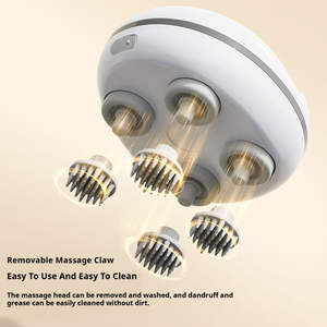 Mini massaggiatore elettrico per il cuoio capelluto con artigli rimovibili per rilassarsi e curare il cuoio capelluto 600mAh - Product Image 3