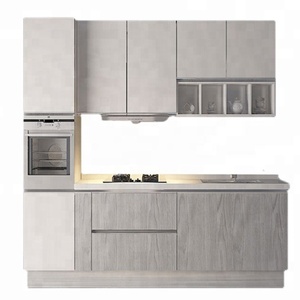 تصميم بسيط جاهز على شكل I تصميم رخيص خزانة مطبخ صغيرة - Product Image 1