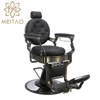 Chaises de barbier de luxe sur mesure pour le marché russe, inclinables, pour hommes, utilisées pour la coiffure