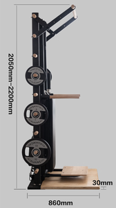 Escalera de Pared Sueca de Madera <span class=keywords><strong>BORO</strong></span> para Uso Doméstico, Sin Instalación, para Entrenamiento de Dominadas, Rehabilitación, Danza, Ejercicios de Estiramiento de Piernas - Product Image 5