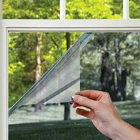 One-Way-Vision Fensteraufkleber für Bürogebäude, Wohnzimmer & Küche - Sichtschutz, Wärmeisolierung, PET-Material