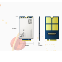 Module SIM8260C-M2 M.2 B Key 5G Sub6G, Interface PCIe USB3.1, L1 L5 GNSS pour robot industriel et caméra intelligente