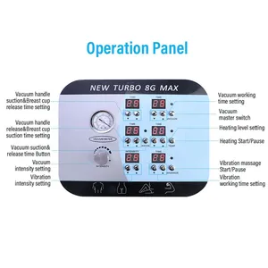 Máquina 3 en 1 G8 de Masaje por Vibración, Vacumterapia, Eliminación de Grasa, Levantamiento de Glúteos y Senos, Moldeadora Corporal en Forma de S - Product Image 2
