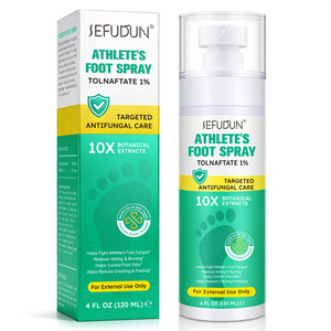 SEFUDUN Tolnaftate 1% <span class=keywords><strong>Tratamiento</strong></span> para el Pie de Atleta - Spray Antifúngico de Secado Rápido para Infecciones por Hongos, Alivio del Picor y Control del Olor - Product Image 1
