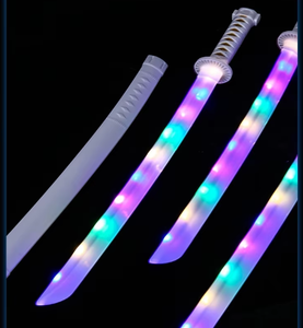 Vente en gros Petit Garçon Fille Jouet Multicolore LED Paillettes Épée En Plastique <span class=keywords><strong>Sabre</strong></span> <span class=keywords><strong>Laser</strong></span> pour Fête Cosplay Samouraï Épée Inspiré - Product Image 6