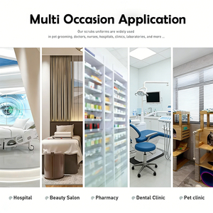 ชุดเครื่องแบบนักวิ่งขัดผิว<span class=keywords><strong>พยาบาล</strong></span>โรงพยาบาลพยาบาลยืดได้ - Product Image 4