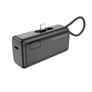 Batterie externe intelligente à charge rapide 5000 mAh avec câble Type-C, charge rapide 22,5 W, 10000 mAh, 20000 mAh, logo personnalisé - Product Image 2