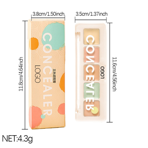 <span class=keywords><strong>Palette</strong></span> <span class=keywords><strong>de</strong></span> Correcteurs 5 Couleurs Couvrance Totale Imperméable Contrôle du Sébum <span class=keywords><strong>Palette</strong></span> <span class=keywords><strong>de</strong></span> Contour <span class=keywords><strong>Correcteur</strong></span> <span class=keywords><strong>de</strong></span> Couleur des Yeux pour Peaux Matures - Product Image 6