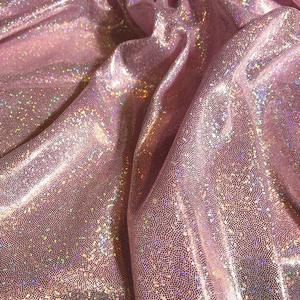 Tissu brillant en polyester, tissu laser pailleté pour la décoration de fête de mariage, vêtements de poupée, matériel de décoration - Product Image 3