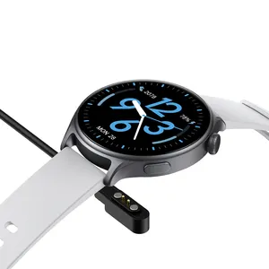 Starmax Starinless çelik band GTR2 yuvarlak erkekler için akıllı iş izle nabız monitörü smartwatch